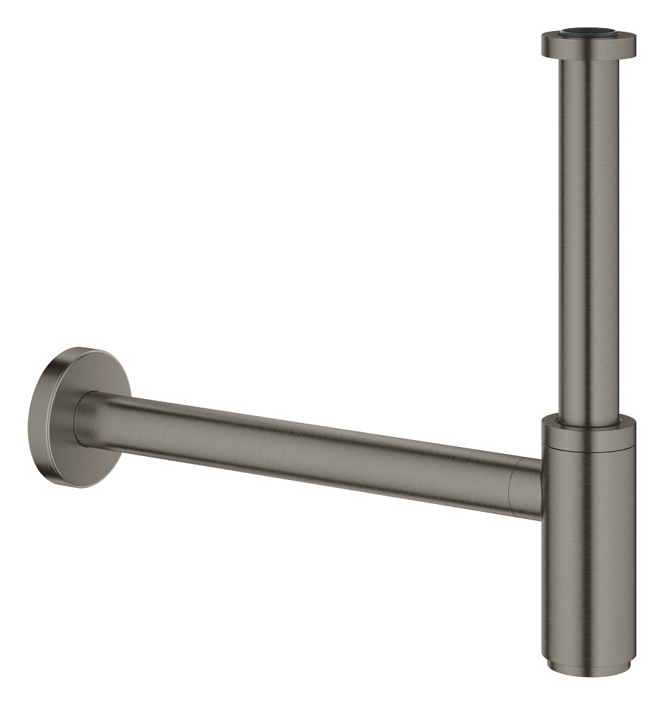 Grohe T-tipi Lavabo Sifonu, Fırçalı Sert Grafit - GROHE 28912AL0