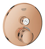 Grohe Grohtherm SmartControl Ankastre Termostatik Duş Bataryası (Sıva Üstü Grubu), Bakır - GROHE 29118DA0