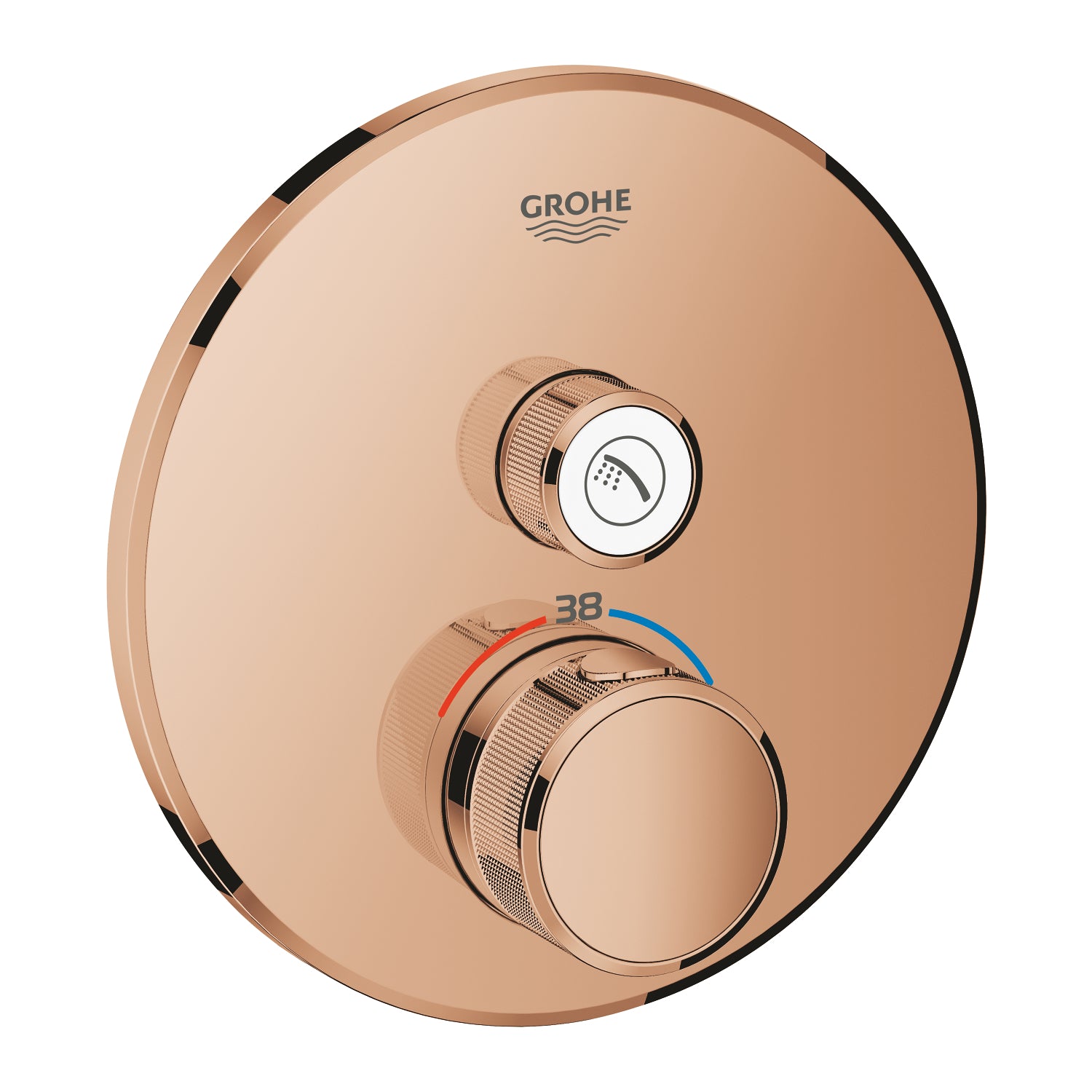 Grohe Grohtherm SmartControl Ankastre Termostatik Duş Bataryası (Sıva Üstü Grubu), Bakır - alternatif görünüm - GROHE 29118DA0