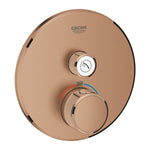 Grohe Grohtherm SmartControl Ankastre Termostatik Duş Bataryası (Sıva Üstü Grubu), Fırçalı Bakır - alternatif görünüm - GROHE 29118DL0