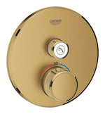 Grohe Grohtherm SmartControl Ankastre Termostatik Duş Bataryası (Sıva Üstü Grubu), Fırçalı Altın - GROHE 29118GN0