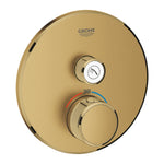 Grohe Grohtherm SmartControl Ankastre Termostatik Duş Bataryası (Sıva Üstü Grubu), Fırçalı Altın - alternatif görünüm - GROHE 29118GN0