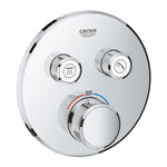 Grohe Grohtherm SmartControl Çift Valfli Akış Kontrollü, Ankastre Termostatik Banyo Bataryası (Sıva Üstü Grubu) - alternatif görünüm - GROHE 29119000