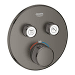 Grohe Grohtherm SmartControl Ankastre Termostatik Banyo/Duş Bataryası (Sıva Üstü Grubu), 2 Yollu, Fırçalı Sert Grafit - alternatif görünüm - GROHE 29119AL0
