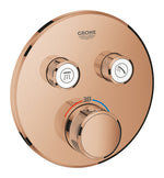 Grohe Grohtherm SmartControl Ankastre Termostatik Banyo/Duş Bataryası (Sıva Üstü Grubu), 2 Yollu, Bakır - GROHE 29119DA0