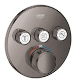 Grohe Grohtherm SmartControl Ankastre Termostatik Banyo/Duş Bataryası (Sıva Üstü Grubu), 3 Yollu, Sert Grafit - GROHE 29121A00
