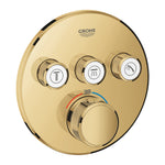 Grohe Grohtherm SmartControl Ankastre Termostatik Banyo/Duş Bataryası (Sıva Üstü Grubu), 3 Yollu, Altın - alternatif görünüm - GROHE 29121GL0
