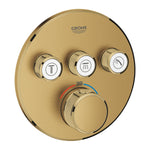 Grohe Grohtherm SmartControl Ankastre Termostatik Banyo/Duş Bataryası (Sıva Üstü Grubu), 3 Yollu, Fırçalı Altın - alternatif görünüm - GROHE 29121GN0