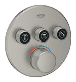 Grohe Grohtherm  Smart Control Üç Valfli Akış Kontrollü, Ankastre Termostatik Duş Bataryası - 29121MS0 - GROHE 29121MS0