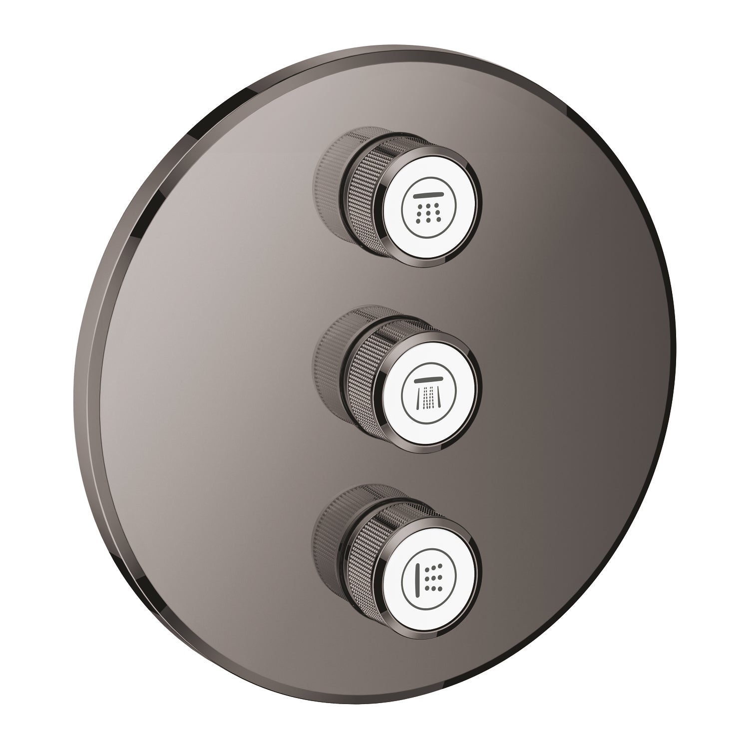 Grohe SmartControl Akış Kontrollü Ankastre Yönlendirici (3 Yollu, Sıva Üstü Grubu), Sert Grafit - alternatif görünüm - GROHE 29122A00