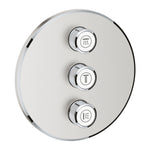 Grohe SmartControl Akış Kontrollü Ankastre Yönlendirici (3 Yollu, Sıva Üstü Grubu), Paslanmaz Çelik - alternatif görünüm - GROHE 29122DC0