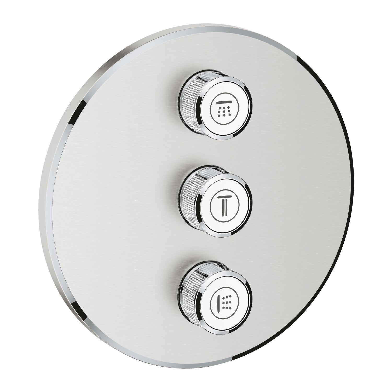 Grohe SmartControl Akış Kontrollü Ankastre Yönlendirici (3 Yollu, Sıva Üstü Grubu), Paslanmaz Çelik - alternatif görünüm - GROHE 29122DC0