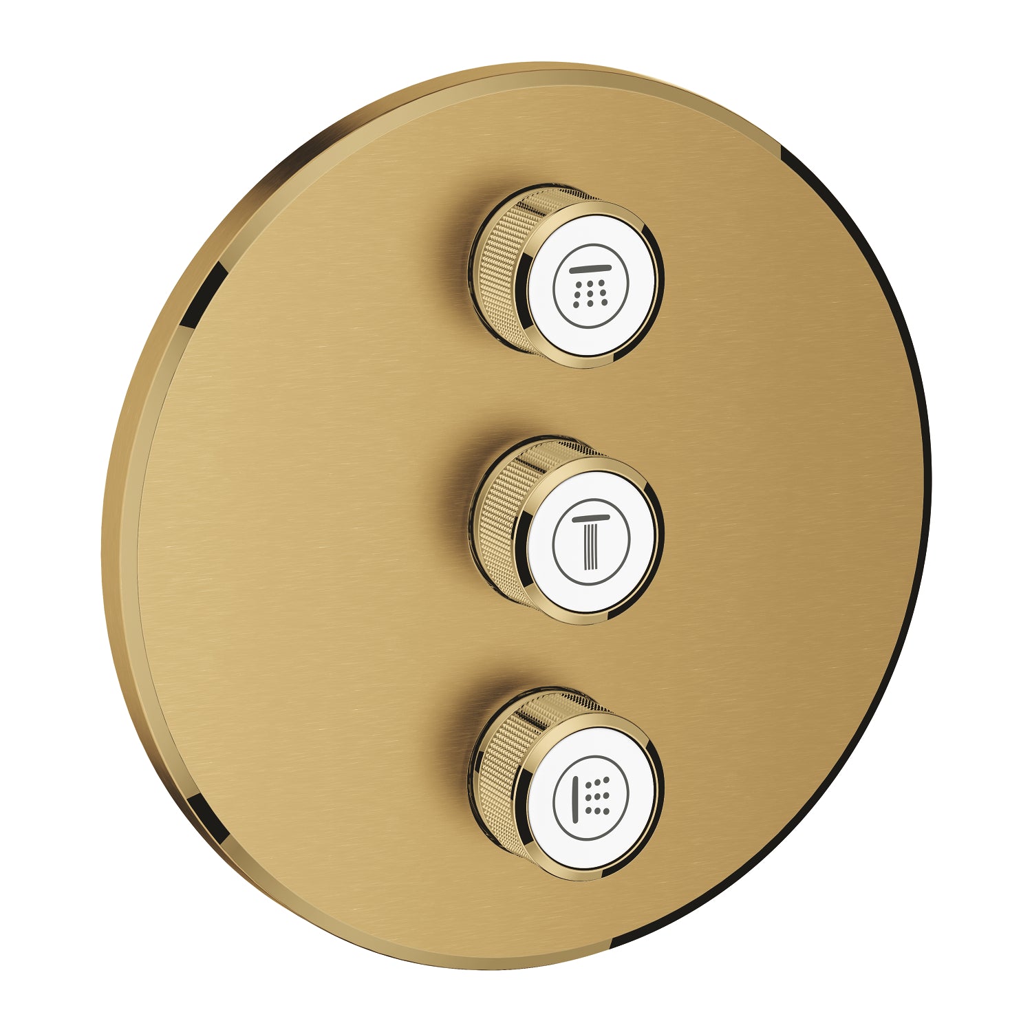 Grohe SmartControl Akış Kontrollü Ankastre Yönlendirici (3 Yollu, Sıva Üstü Grubu), Fırçalı Altın - alternatif görünüm - GROHE 29122GN0