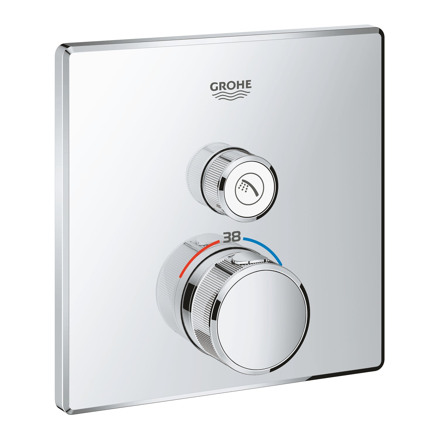 Grohe Grohtherm SmartControl Tek Valfli Akış Kontrollü, Ankastre Termostatik Duş Bataryası (Sıva Üstü Grubu) - alternatif görünüm - GROHE 29123000