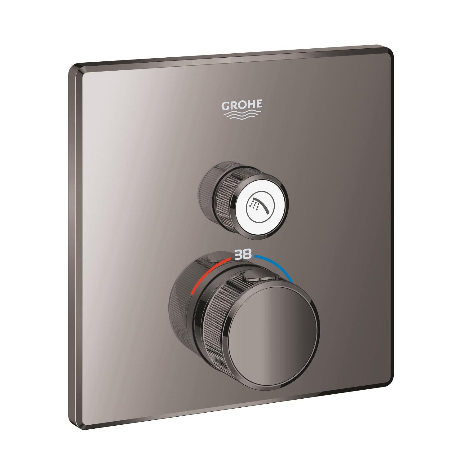 Grohe Grohtherm SmartControl Ankastre Termostatik Duş Bataryası, Sert Grafit - alternatif görünüm - GROHE 29123A00
