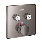 Grohe Grohtherm SmartControl Akış Kontrollü Ankastre Termostatik Banyo Bataryası (2 Yollu, Sıva Üstü Grubu), Sert Grafit - alternatif görünüm - GROHE 29124A00