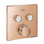 Grohe Grohtherm SmartControl Akış Kontrollü Ankastre Termostatik Banyo Bataryası (2 Yollu, Sıva Üstü Grubu), Bakır - GROHE 29124DA0