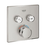 Grohe Grohtherm SmartControl Akış Kontrollü Ankastre Termostatik Banyo Bataryası (2 Yollu, Sıva Üstü Grubu), Paslanmaz Çelik - alternatif görünüm - GROHE 29124DC0