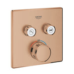 Grohe Grohtherm SmartControl Akış Kontrollü Ankastre Termostatik Banyo Bataryası (2 Yollu, Sıva Üstü Grubu), Fırçalı Bakır - alternatif görünüm - GROHE 29124DL0