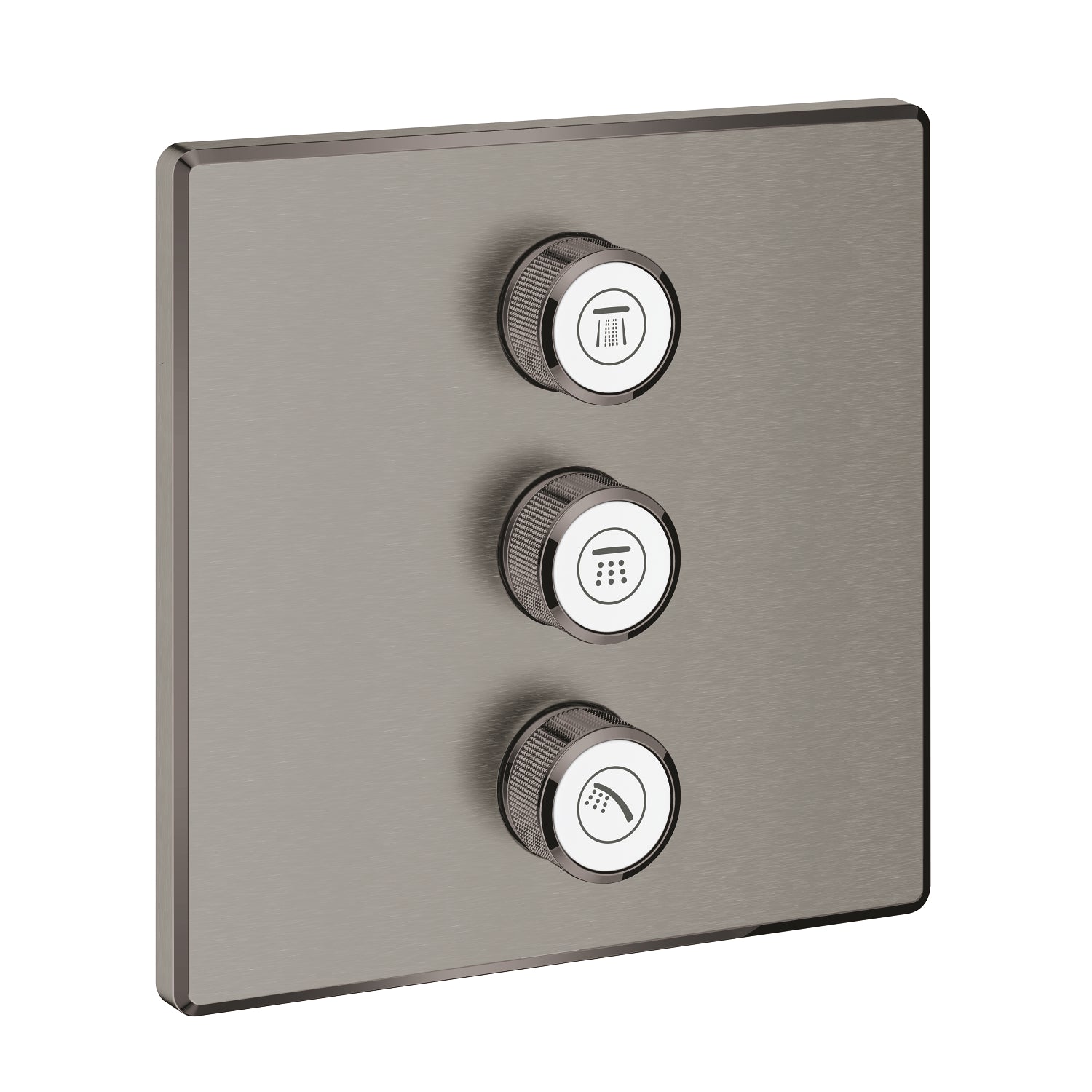 Grohe Grohtherm SmartControl Akış Kontrollü Ankastre Yönlendirici (3 Yollu, Sıva Üstü Grubu), Fırçalı Sert Grafit - alternatif görünüm - GROHE 29127AL0