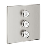 Grohe Grohtherm SmartControl Akış Kontrollü Ankastre Yönlendirici (3 Yollu, Sıva Üstü Grubu), Paslanmaz Çelik - GROHE 29127DC0