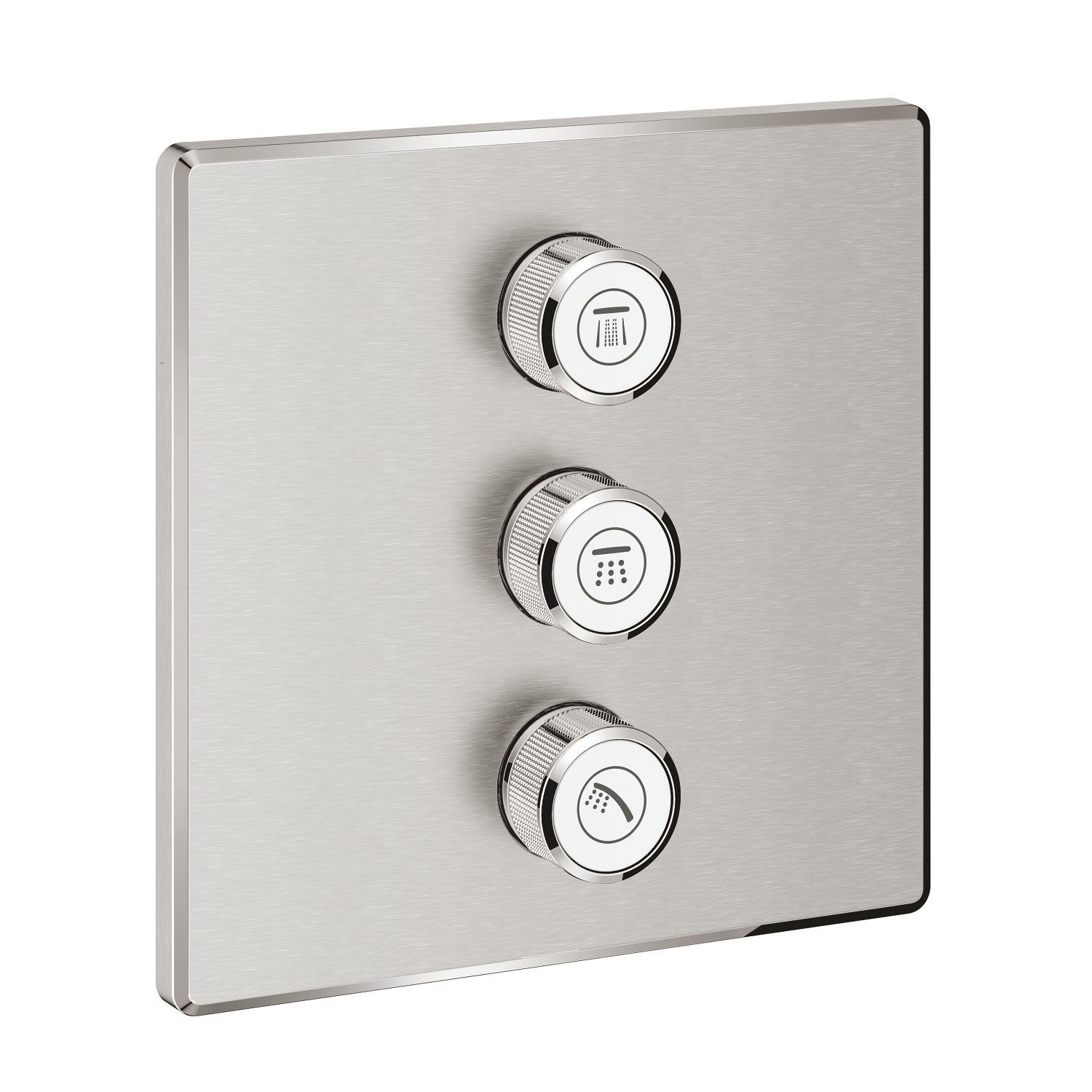 Grohe Grohtherm SmartControl Akış Kontrollü Ankastre Yönlendirici (3 Yollu, Sıva Üstü Grubu), Paslanmaz Çelik - alternatif görünüm - GROHE 29127DC0