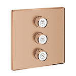 Grohe Grohtherm SmartControl Akış Kontrollü Ankastre Yönlendirici (3 Yollu, Sıva Üstü Grubu), Fırçalı Bakır - alternatif görünüm - GROHE 29127DL0