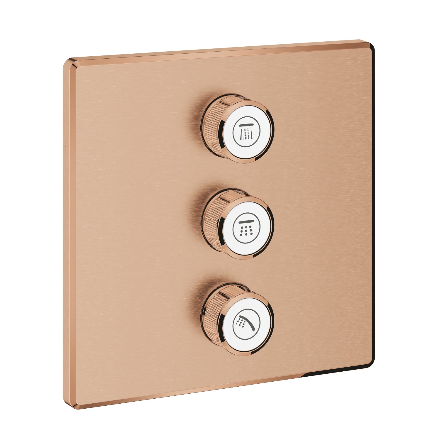 Grohe Grohtherm SmartControl Akış Kontrollü Ankastre Yönlendirici (3 Yollu, Sıva Üstü Grubu), Fırçalı Bakır - alternatif görünüm - GROHE 29127DL0
