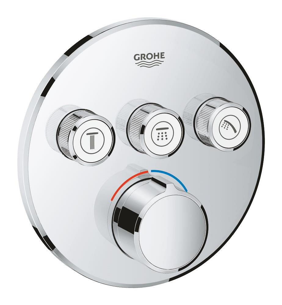 Grohe SmartControl Akış Kontrollü Ankastre Banyo Bataryası (3 Yollu, Sıva Üstü Grubu) - GROHE 29146000