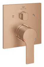 Grohe Allure Ankastre Banyo Bataryası (3 Yollu, Sıva Üstü Grubu), Fırçalı Bakır - GROHE 29176DL1