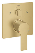 Grohe Allure Ankastre Banyo Bataryası (3 Yollu, Sıva Üstü Grubu), Fırçalı Altın - GROHE 29176GN1
