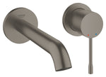 Grohe Essence New Duvardan Ankastre Lavabo Bataryası (Sıva Üstü Grubu), Fırçalı Sert Grafit - GROHE 29192AL1