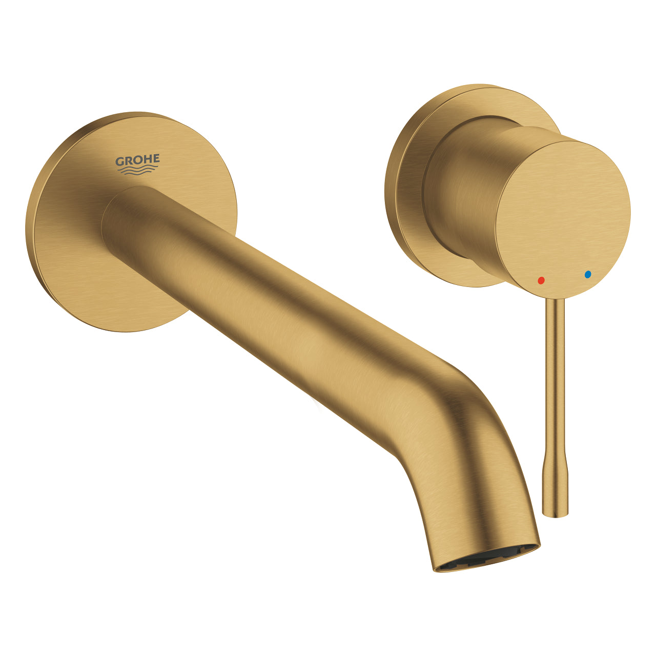 Grohe Essence Duvardan Ankastre Lavabo Bataryası L-Boyut (Sıva Üstü Grubu), Fırçalı Altın