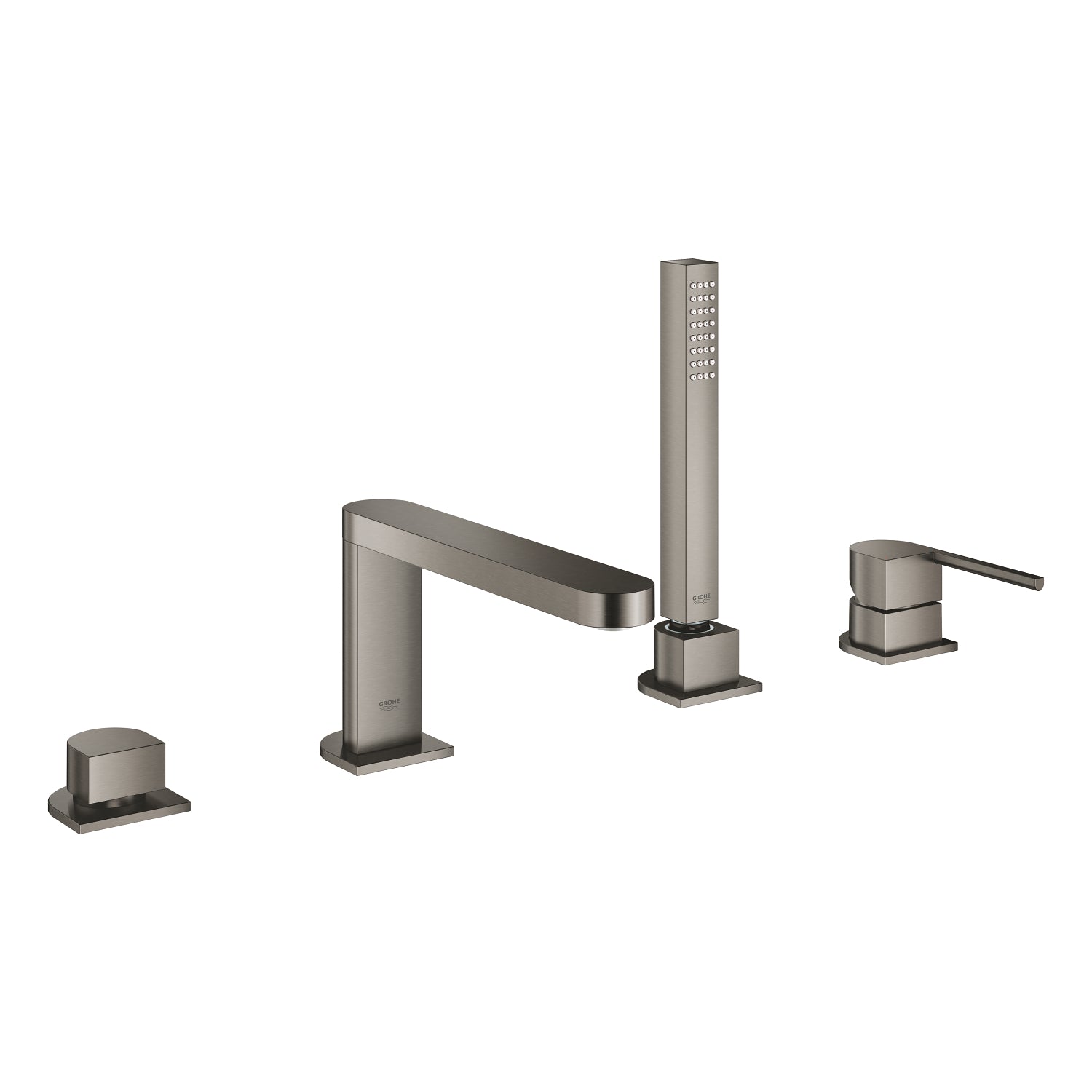 Grohe Plus Dört Delikli Küvet Bataryası, Fırçalı Sert Grafit - alternatif görünüm - GROHE 29307AL3