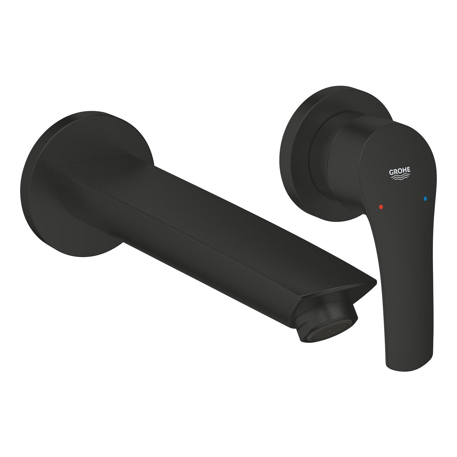 Grohe Eurosmart Duvardan Ankastre Lavabo Bataryası (Sıva Üstü Grubu) M-Boy, Mat Siyah - alternatif görünüm - GROHE 293382433