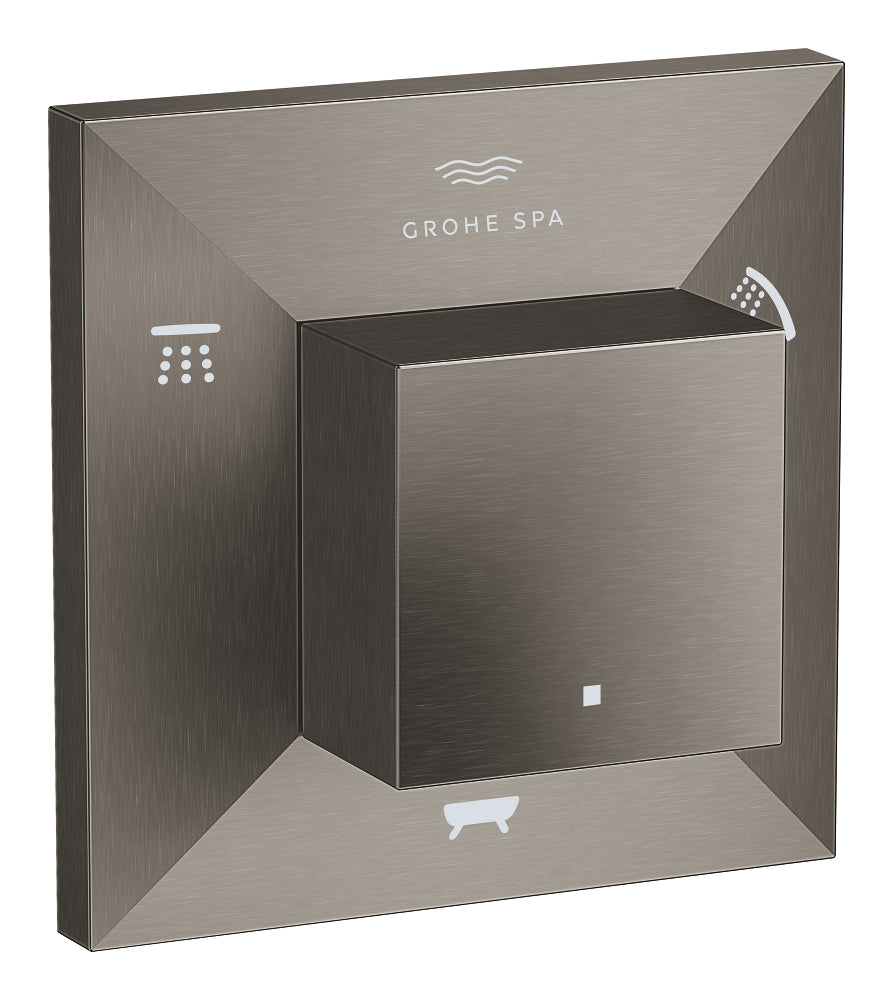 Grohe Allure Brilliant 5 Yollu Yön Değiştirici (Sıva Üstü Grubu), Fırçalı Sert Grafit - GROHE 29399AL0