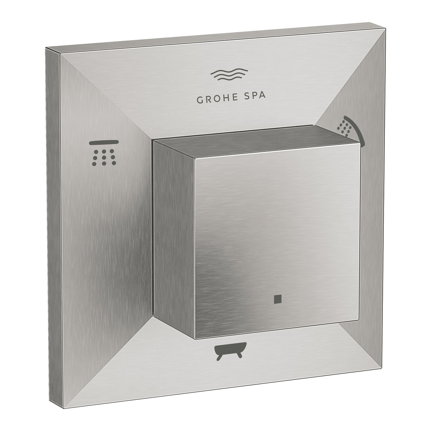 Grohe Allure Brilliant 5 Yollu Yön Değiştirici (Sıva Üstü Grubu), Paslanmaz Çelik - alternatif görünüm - GROHE 29399DC0