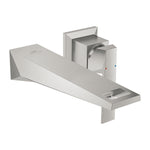 Grohe Allure Brilliant Duvardan Ankastre (L-Boy) Lavabo Bataryası (Sıva Üstü Grubu), Paslanmaz Çelik - alternatif görünüm - GROHE 29403DC0