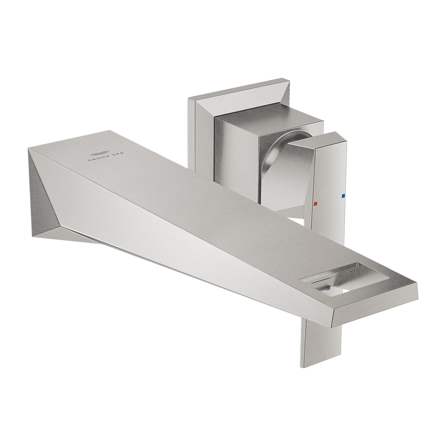 Grohe Allure Brilliant Duvardan Ankastre (L-Boy) Lavabo Bataryası (Sıva Üstü Grubu), Paslanmaz Çelik - alternatif görünüm - GROHE 29403DC0