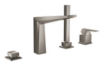 Grohe Allure Brilliant 4 Delikli Küvet Bataryası (Sıva Üstü Grubu), Fırçalı Sert Grafit - GROHE 29405AL0