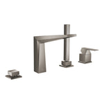 Grohe Allure Brilliant 4 Delikli Küvet Bataryası (Sıva Üstü Grubu), Fırçalı Sert Grafit - alternatif görünüm - GROHE 29405AL0