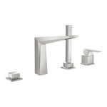 Grohe Allure Brilliant 4 Delikli Küvet Bataryası (Sıva Üstü Grubu), Paslanmaz Çelik - alternatif görünüm - GROHE 29405DC0
