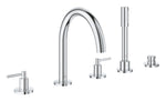 Grohe Atrio 5 Delikli Ankastre Küvet Bataryası (Sıva Üstü Grubu) - GROHE 29407000