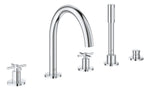 Grohe Atrio 5 Delikli Ankastre Küvet Bataryası (Sıva Üstü Grubu) - GROHE 29408000