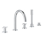 Grohe Atrio 5 Delikli Ankastre Küvet Bataryası (Sıva Üstü Grubu) - alternatif görünüm - GROHE 29408000
