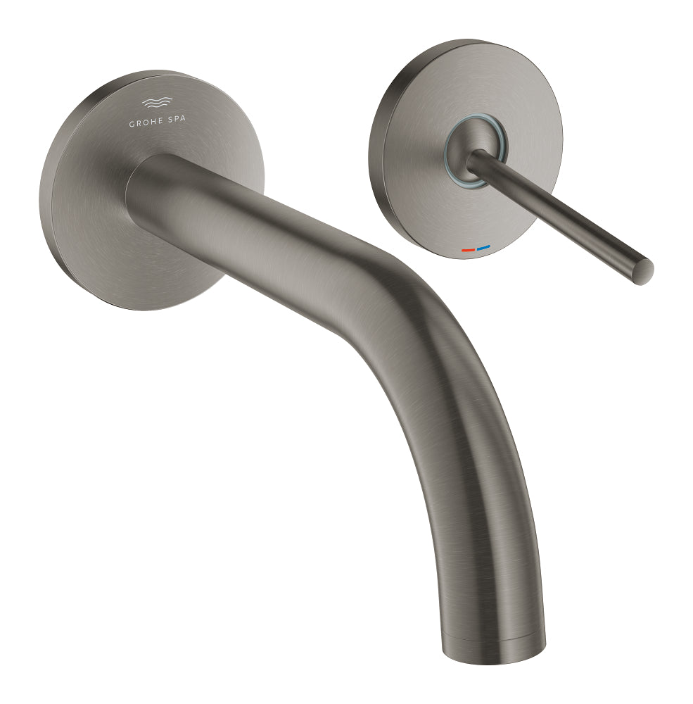 Grohe Atrio 2 Delikli Ankastre Lavabo Bataryası, (Sıva Üstü Grubu), Fırçalı Sert Grafit - GROHE 29410AL0