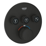Grohe Grohtherm SmartControl Ankastre Termostatik Banyo/Duş Bataryası (Sıva Üstü Grubu), 3 Yollu, Hayalet Siyah - alternatif görünüm - GROHE 29508KF0