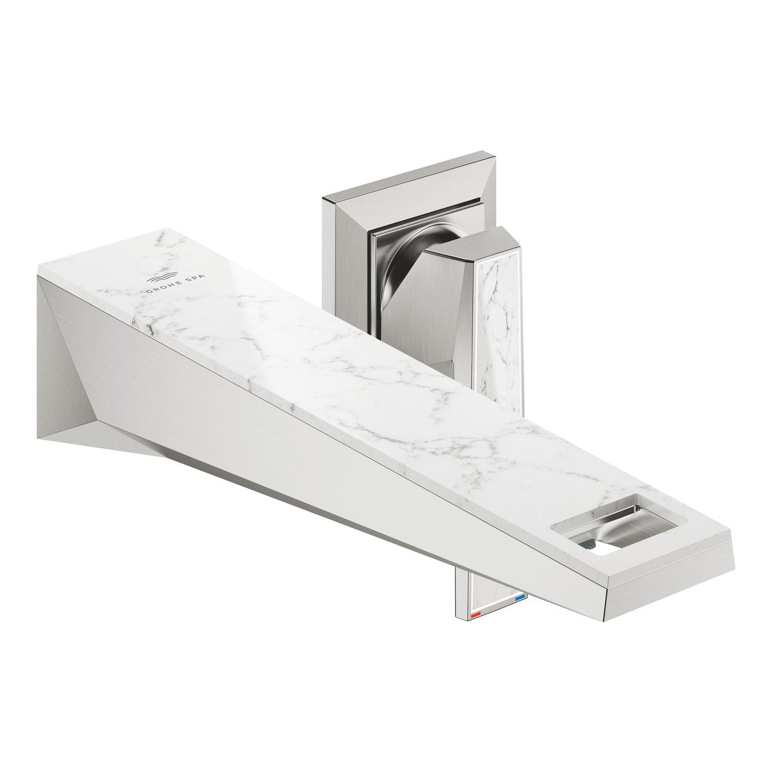 Grohe Allure Brilliant Private Collection 2 Delikli Duvardan Ankastre Lavabo Bataryası M-Boy (Sıva Üstü Grubu), Paslanmaz Çelik - alternatif görünüm - GROHE 29519DC0