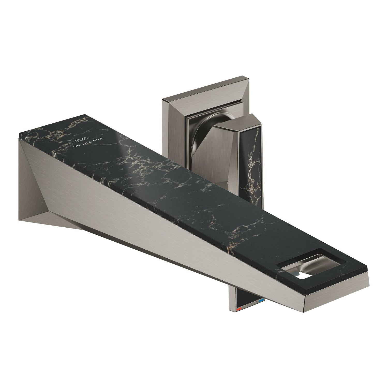 Grohe Allure Brilliant Private Collection 2 Delikli Duvardan Ankastre Lavabo Bataryası M-Boy (Sıva Üstü Grubu), Fırçalı Sert Grafit - alternatif görünüm - GROHE 29521AL0