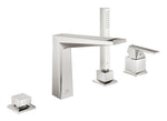 Grohe Allure Brilliant Private Collection 4 Delikli Küvet Bataryası (Sıva Üstü Grubu), Paslanmaz Çelik - GROHE 29523DC0